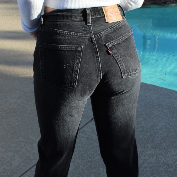 Levi's Denim - Black Vintage Button-Fly  Levi 501